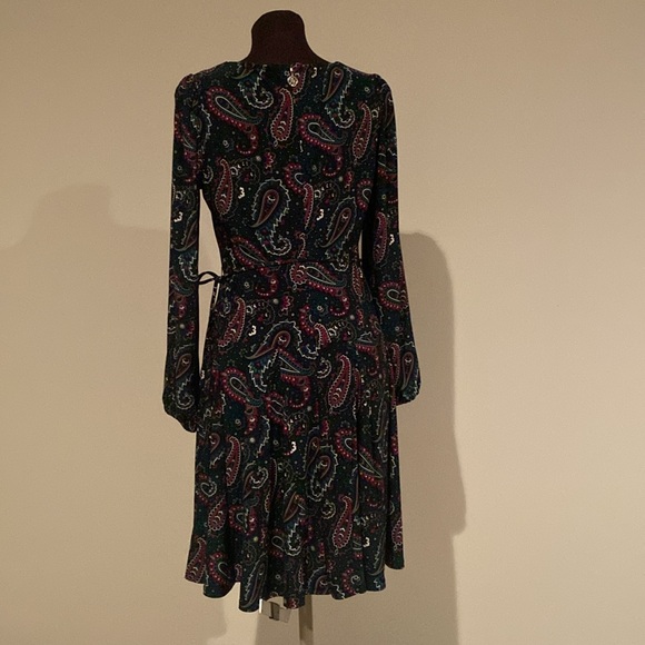 Tommy Hilfiger Green Paisley Dress size 6 - Picture 2 of 4